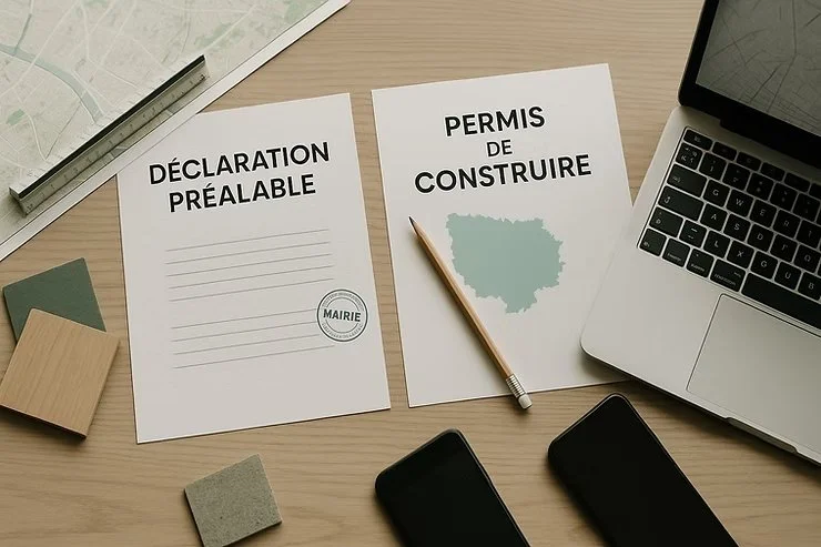 DP ou Permis de construire en Île-de-France : comment choisir ? (+ check-list)