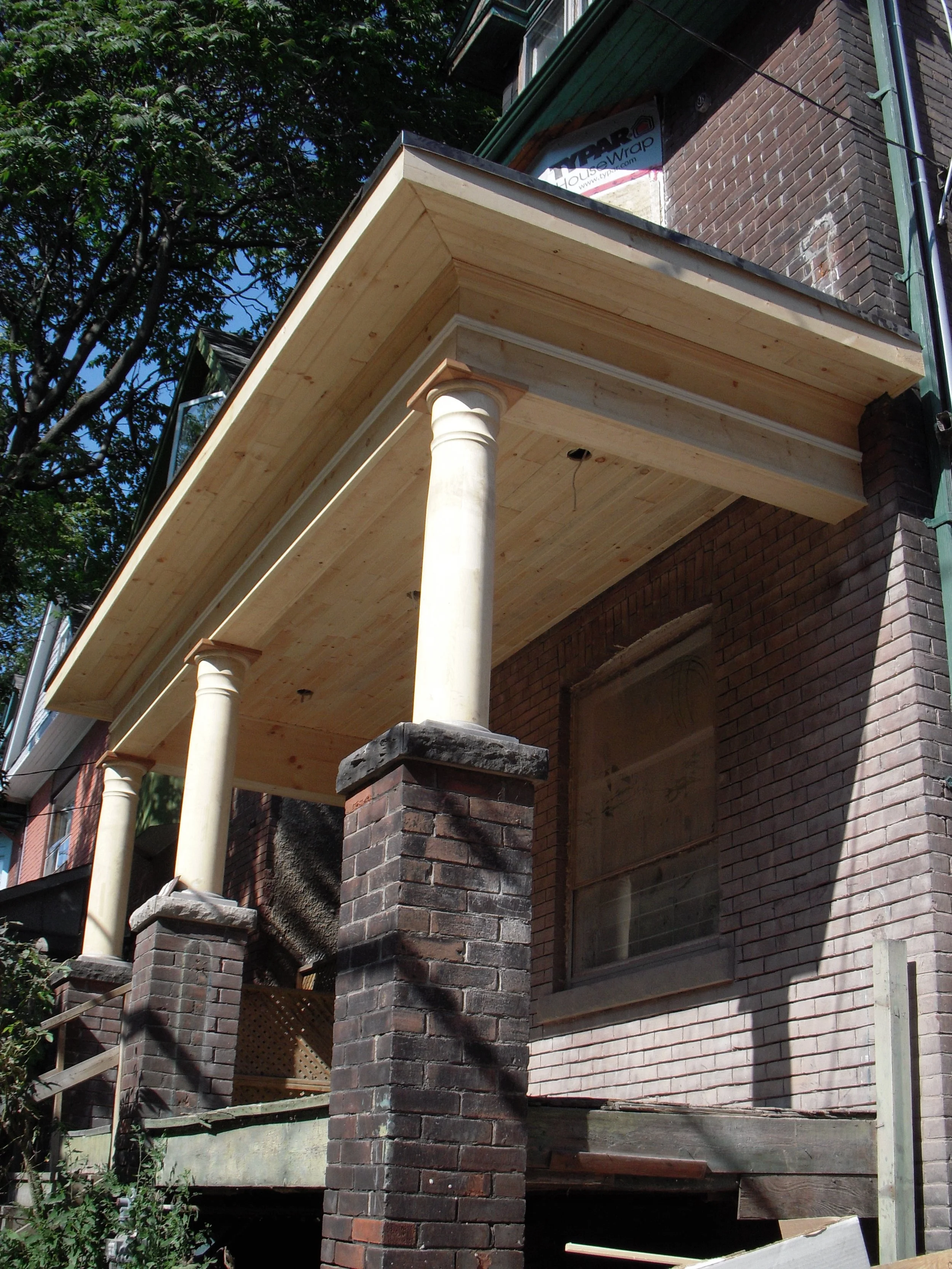 Oranssi project: Full Front Porch Rebuild Toronto
