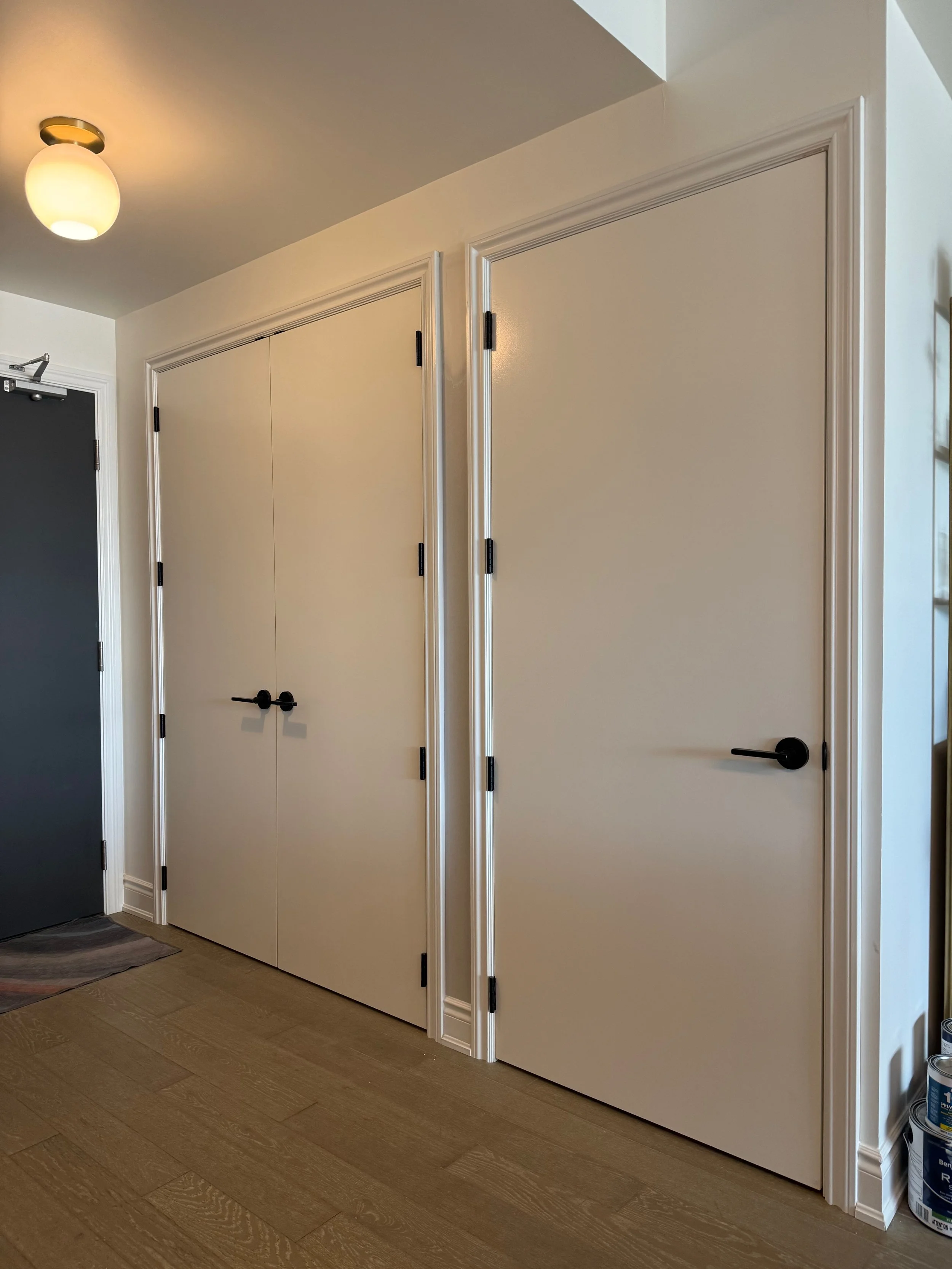 Oranssi project: New Solid Core Doors & Hardware Toronto