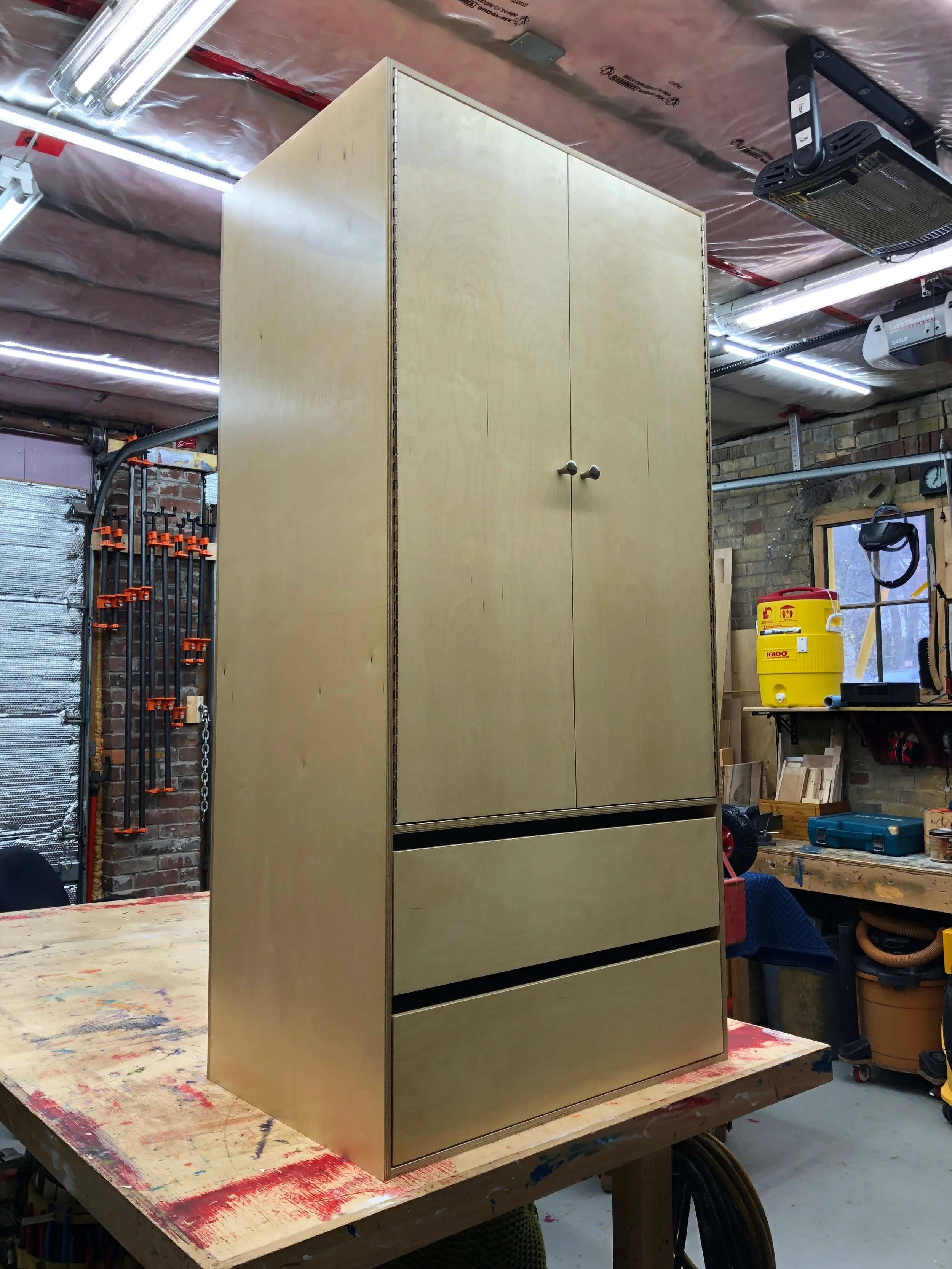 Oranssi project: Baltic Birch Millwork Armour Cabinetry Toronto