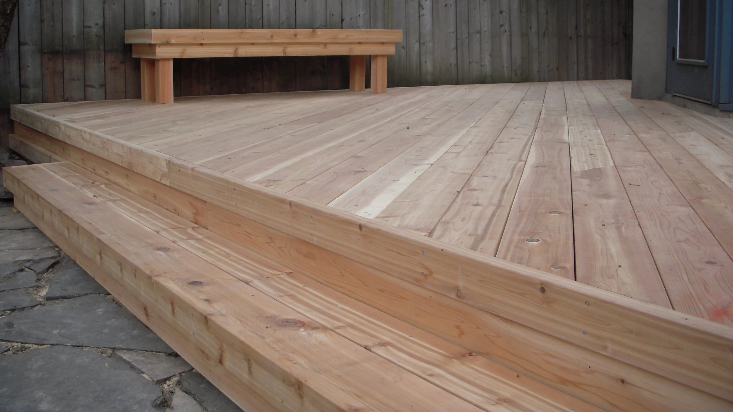 Custom Cedar Deck Toronto Nailed