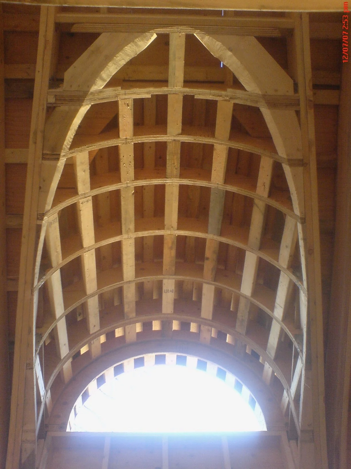 Oranssi project: Barrel Dormer Wood Framing Toronto