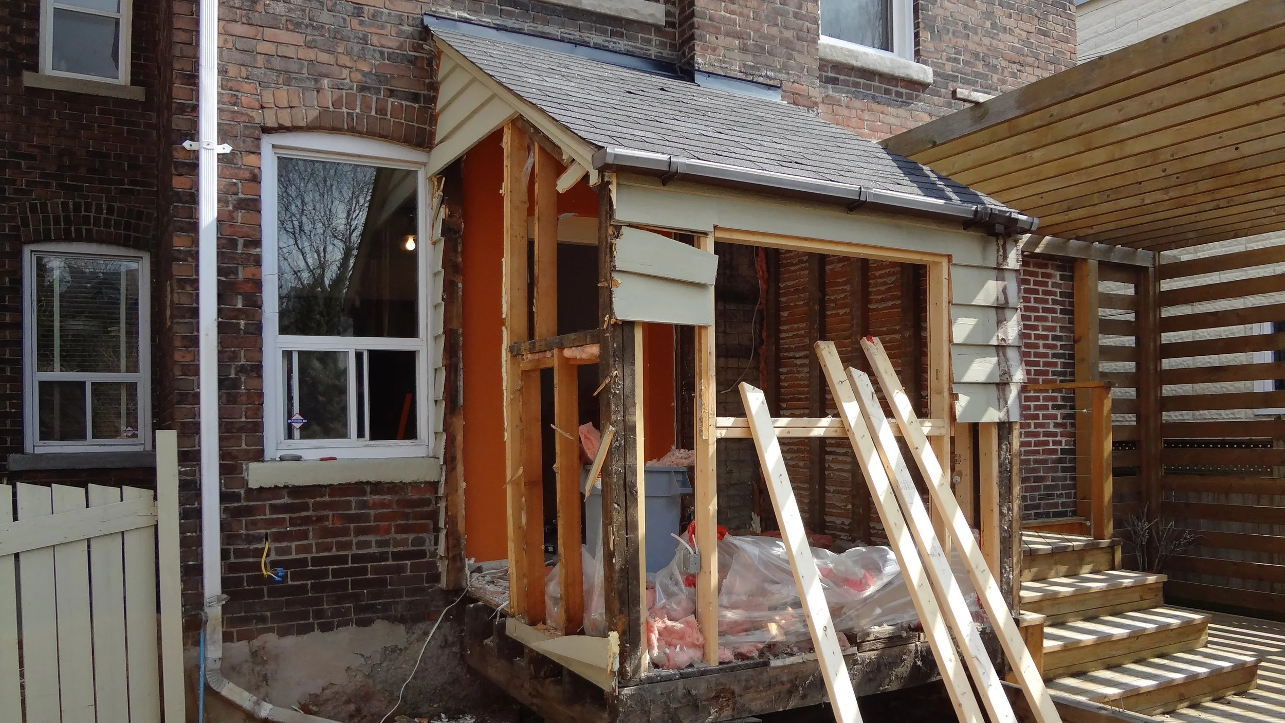 Demo For New Addition Toronto