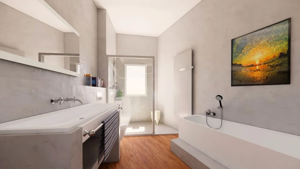 Render renovation project Mallorca