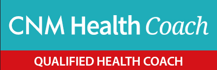 CNM Health Coach logo with red banner stating 'Qualified Health Coach'