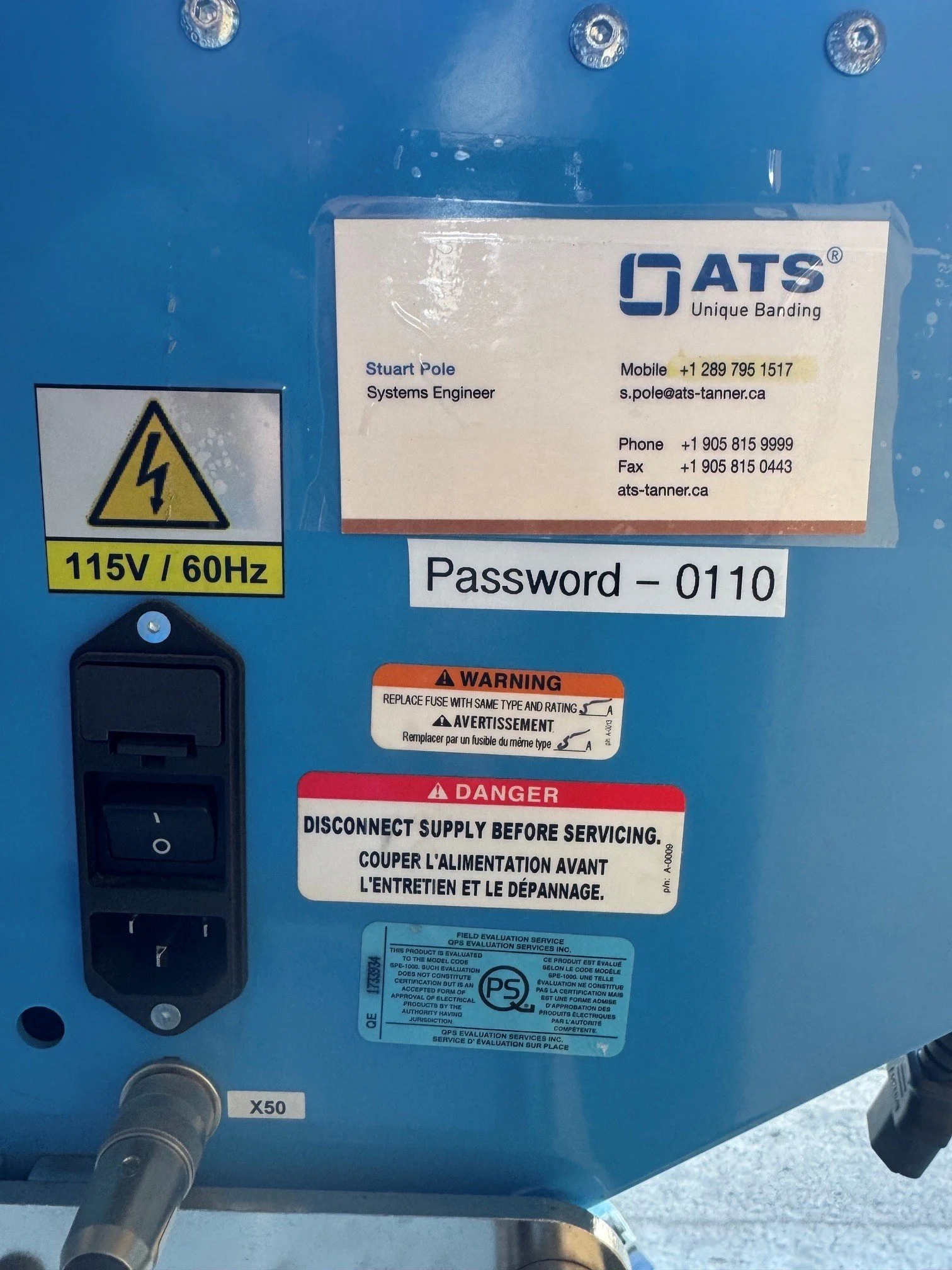 ATS Banding Machine, semi automatic, packaging