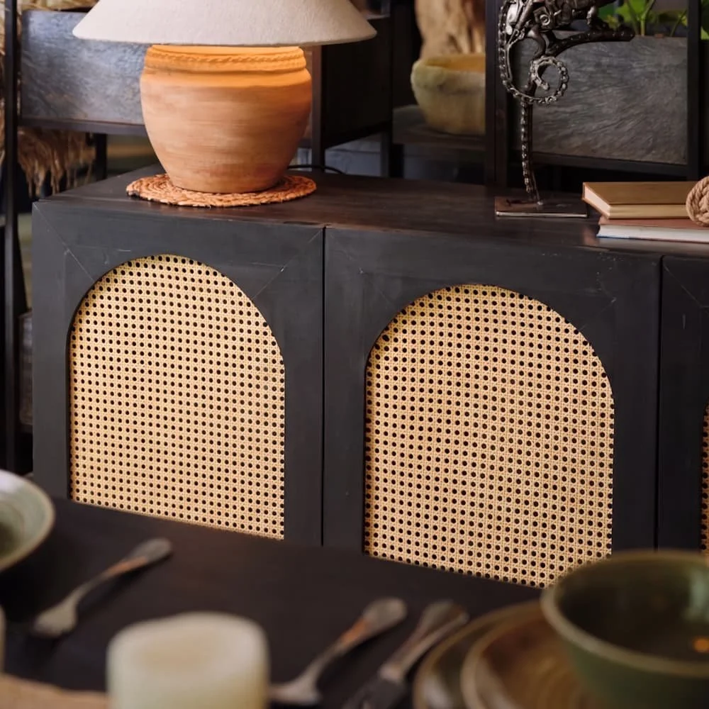 Rattan Credenza