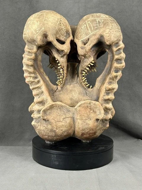2026-14 "Ritual Vessel",  Glazed Ceramic, 48mm x 38mm x 38mm
