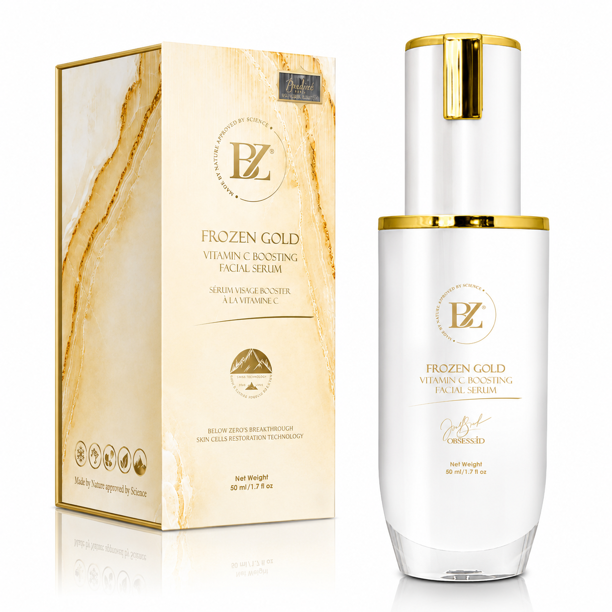 **AVAILABLE NOW** Below Zero Frozen Gold Vitamin C Boosting Facial Serum