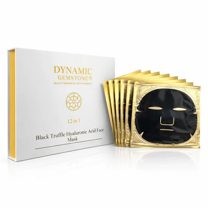 Black Truffle Hyaluronic Acid Face Mask – 12 Pack