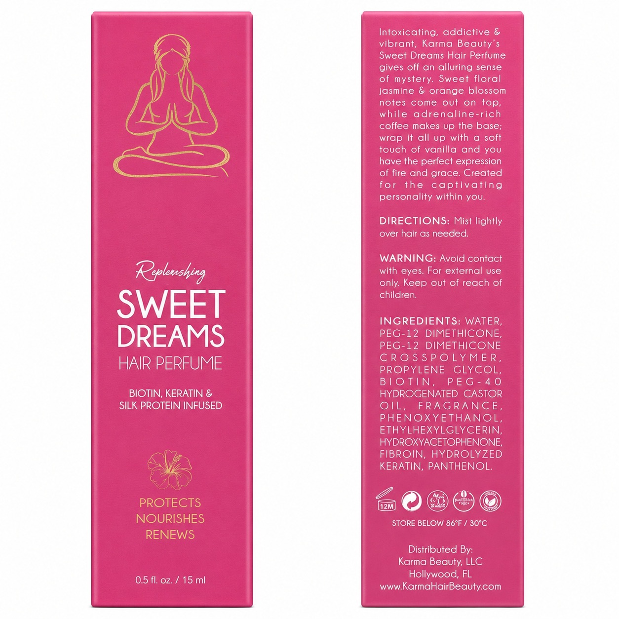 **AVAILABLE NOW** Karma Beauty Sweet Dreams Hair Perfume
