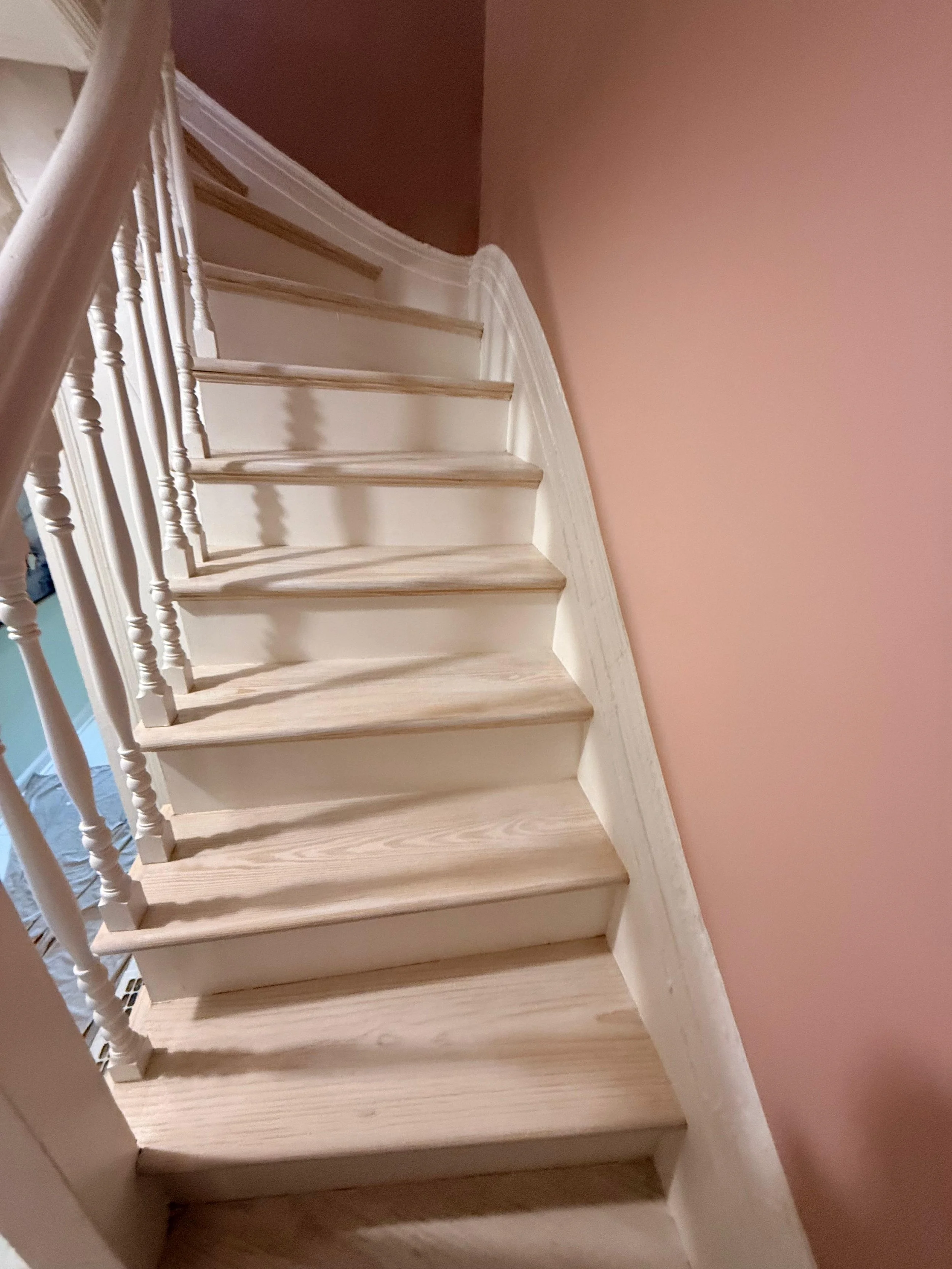 Original historic stair restoration