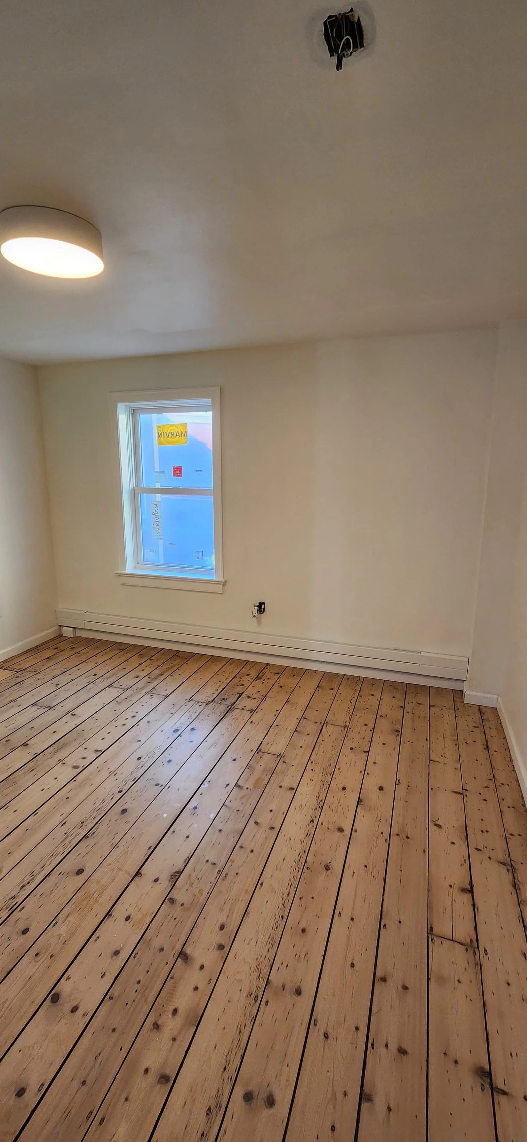 Original historic hardwood floors restored