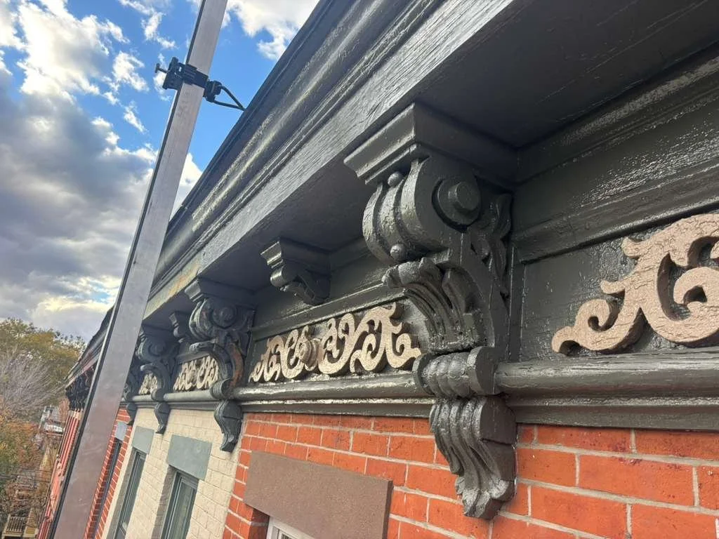 Historic cornice restoration
