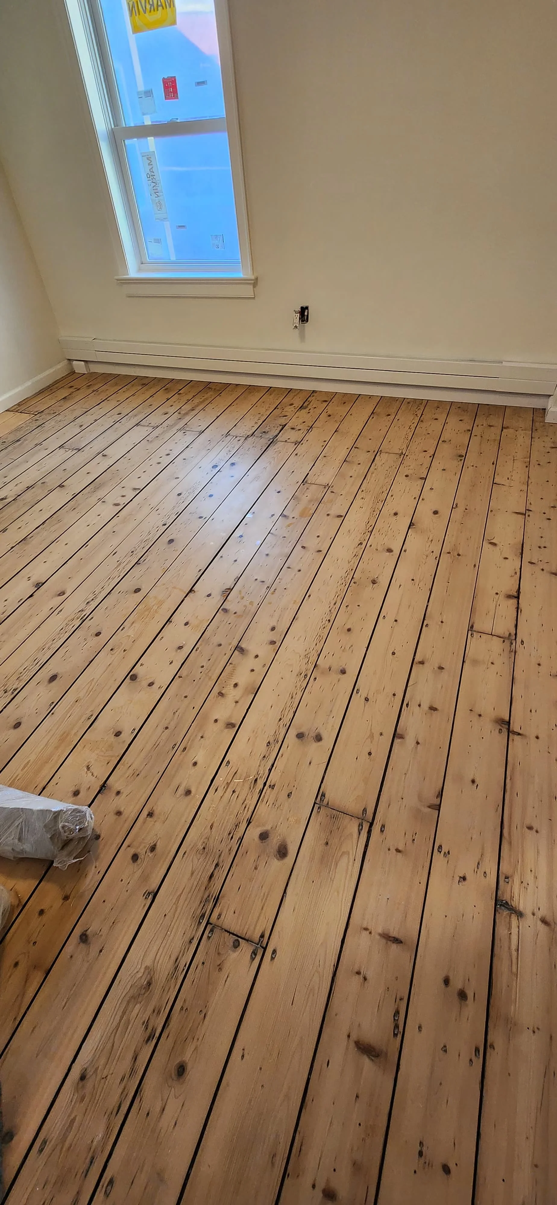 Original historic hardwood floors restored