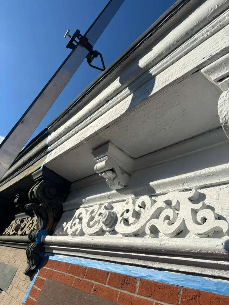 Historic cornice restoration