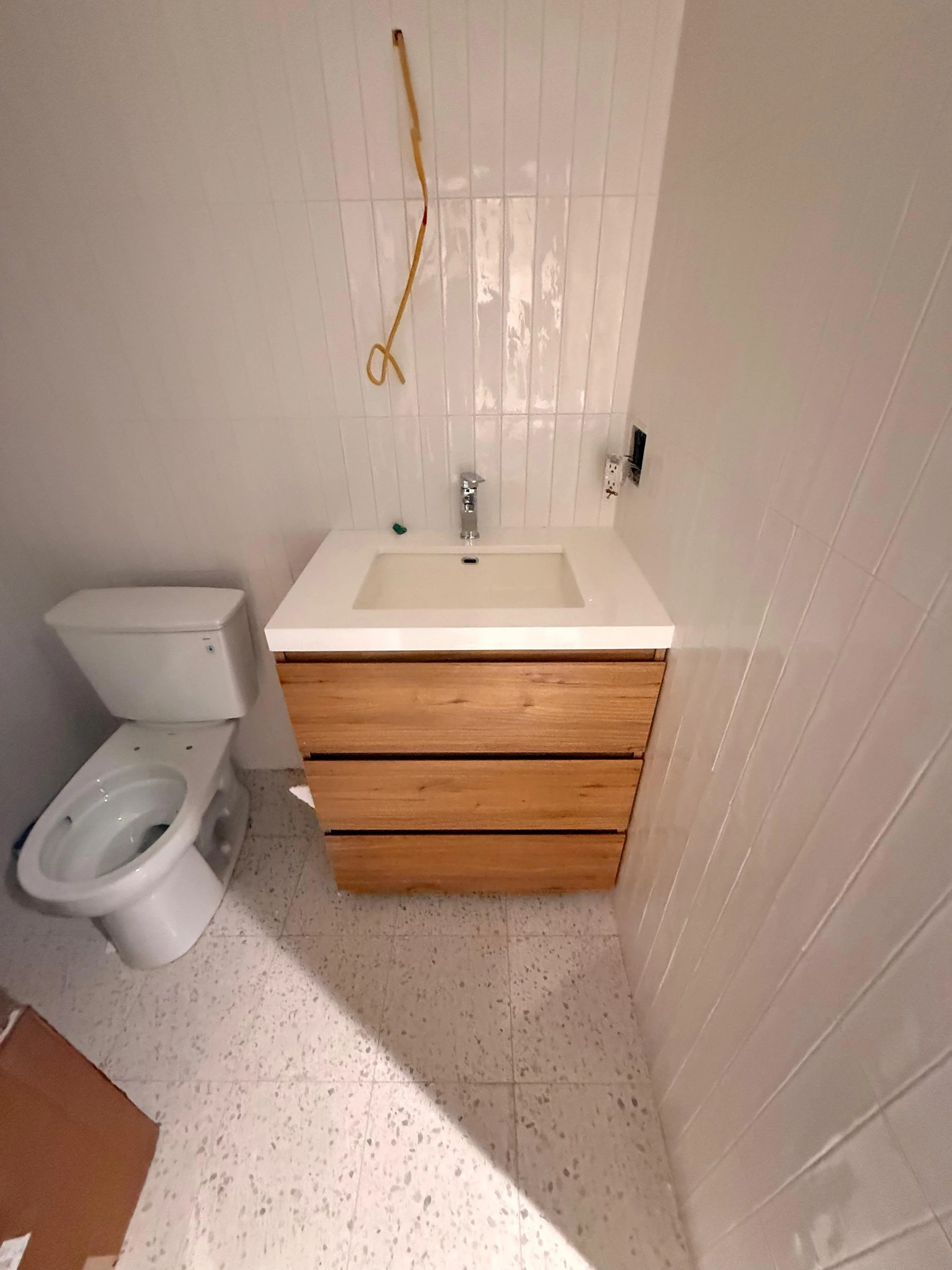 New garden level bathroom