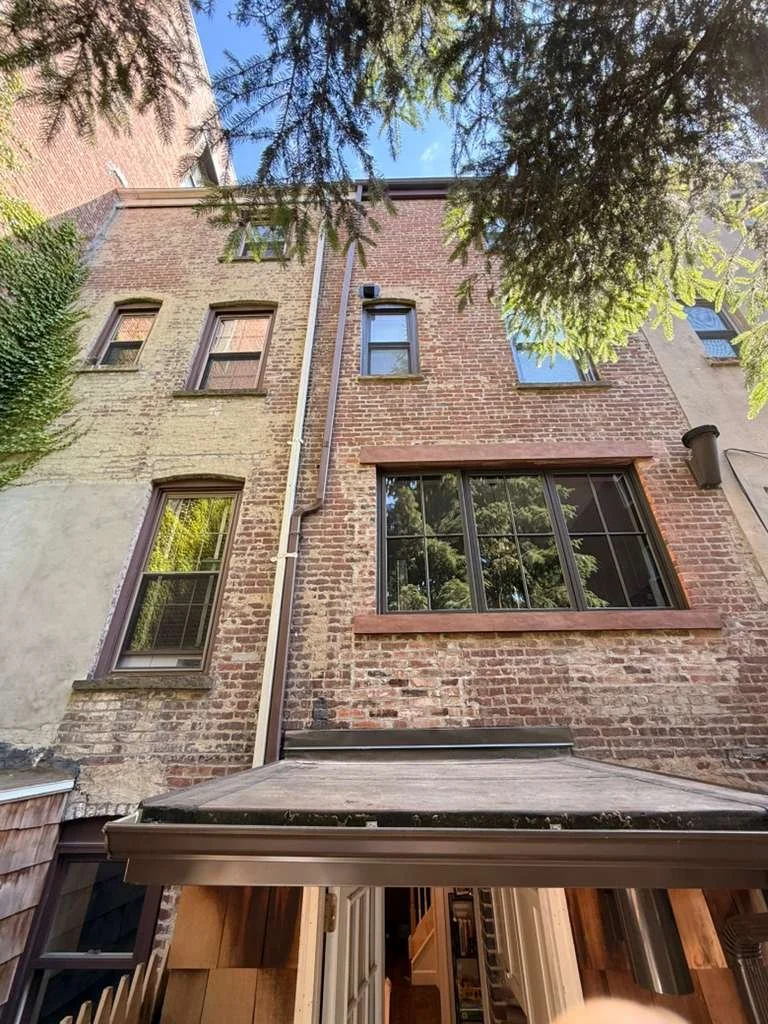 Door to oversized window conversion - back of house