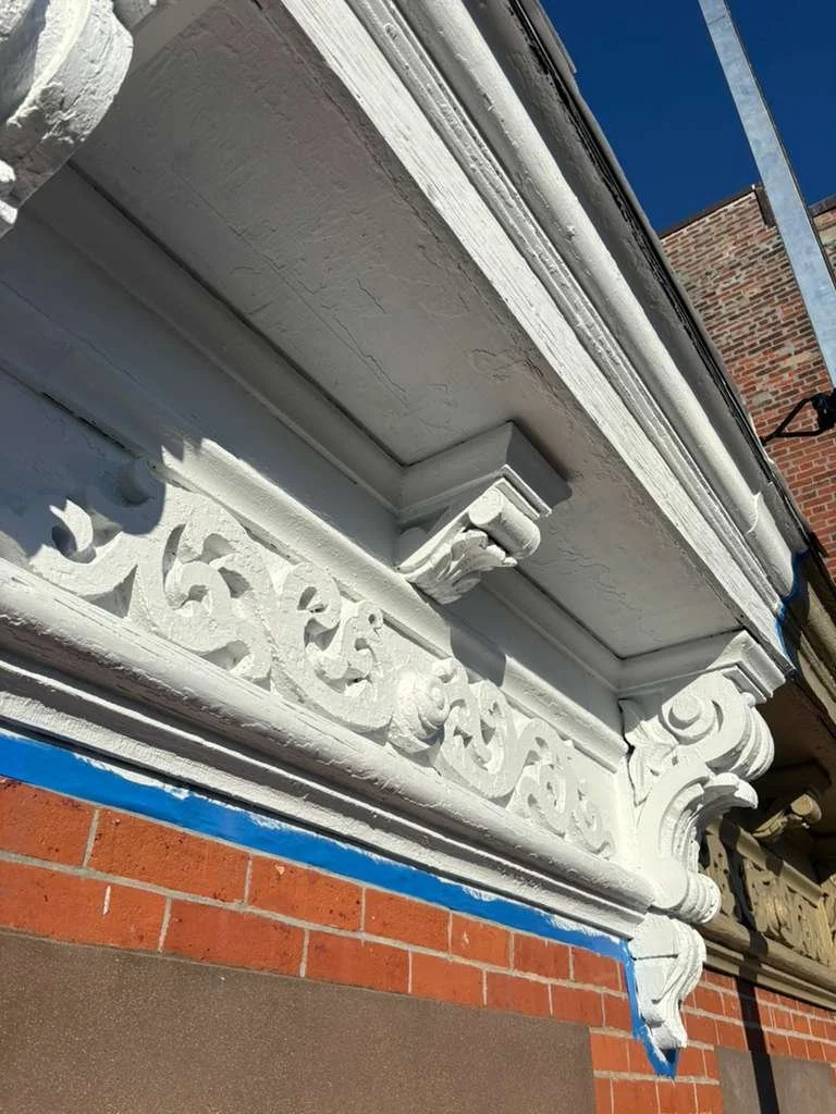 Historic cornice restoration
