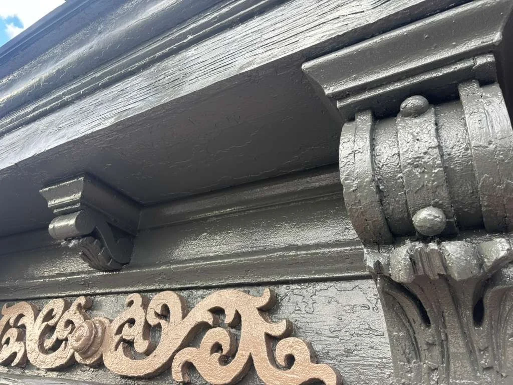 Historic cornice restoration