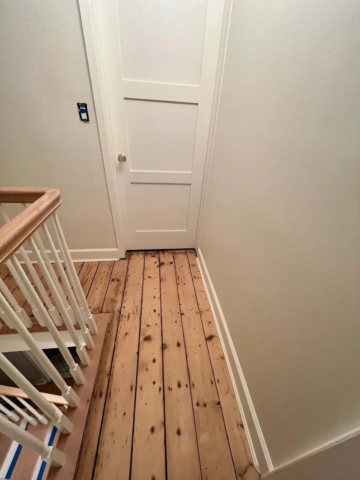 Original historic hardwood floors restored