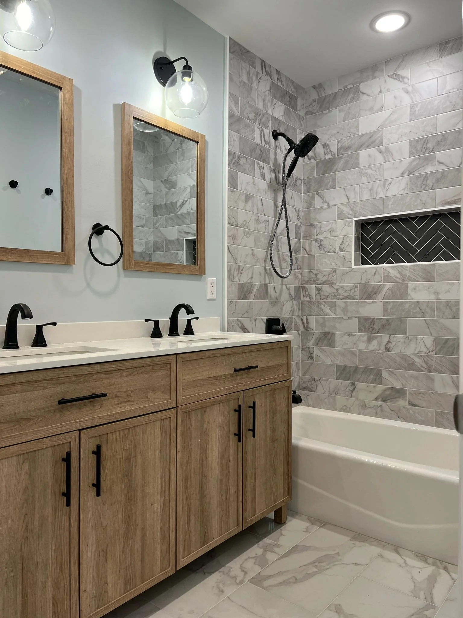 Bathroom renovated