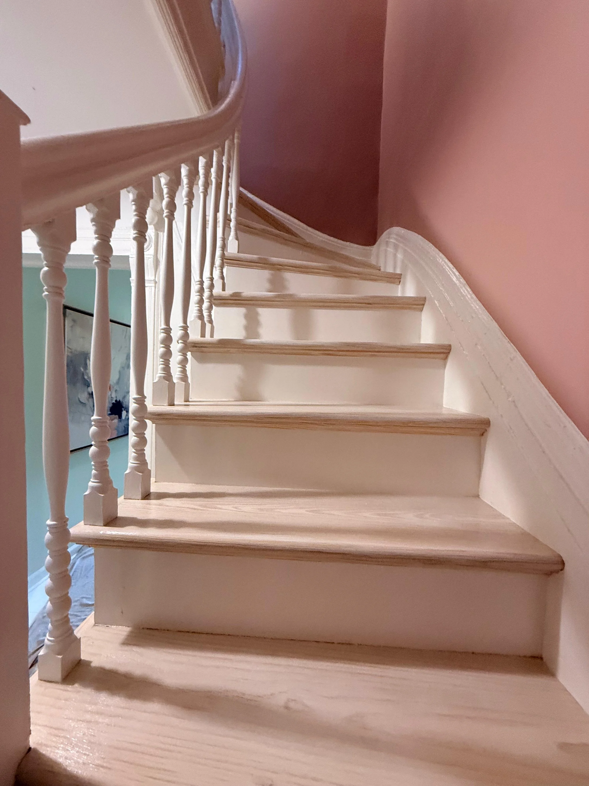 Original historic stair restoration