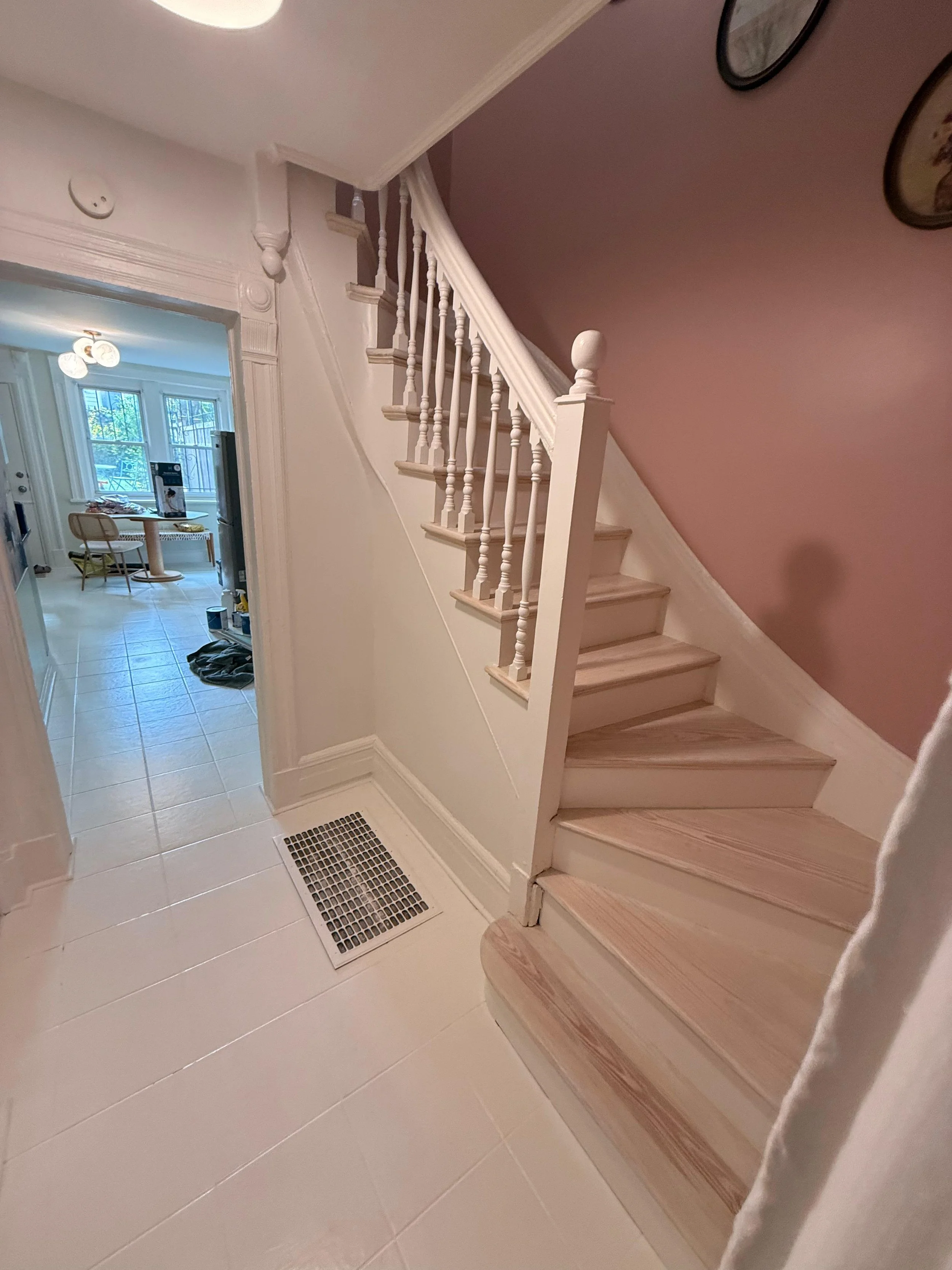 Original historic stair restoration