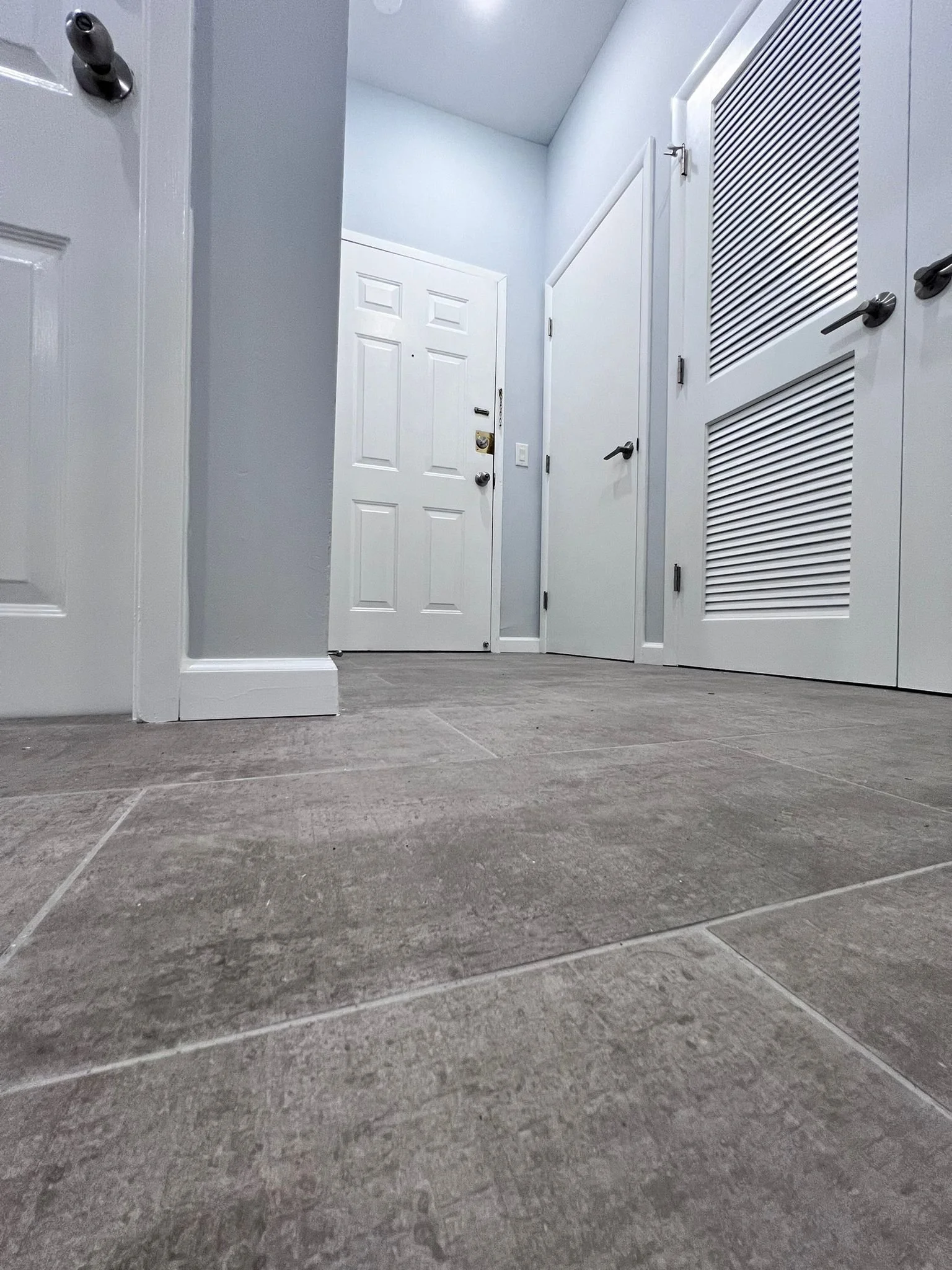 New tile flooring and all new doors and mouldings