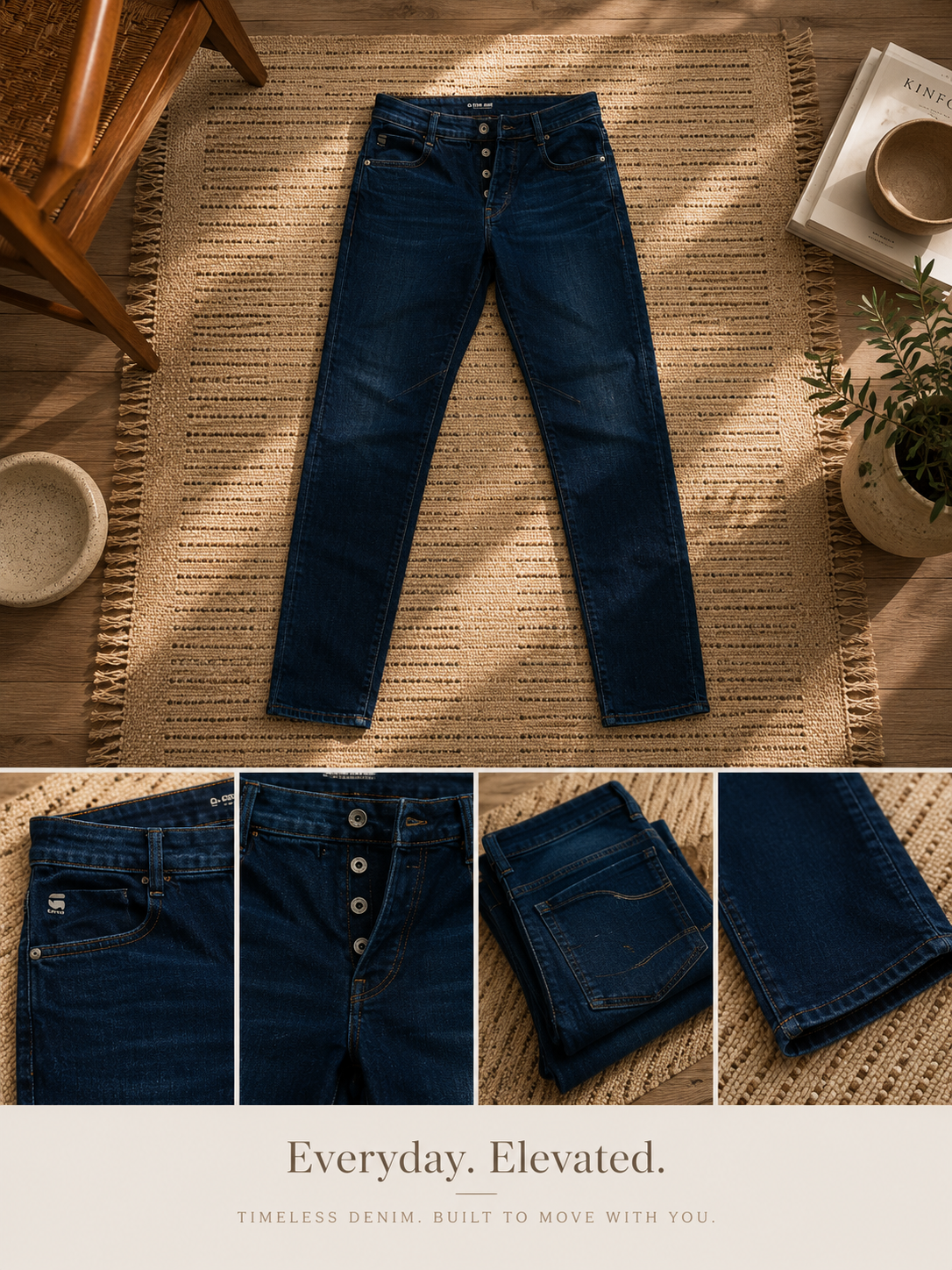 G-STAR D-STAQ SLIM JEANS