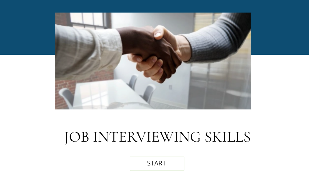 Picture and Link of Job Interviewing Skills Presentation