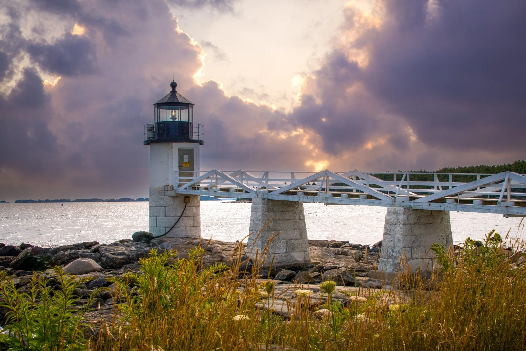 Light Beyond the Storm - Marshall Point Lighthouse