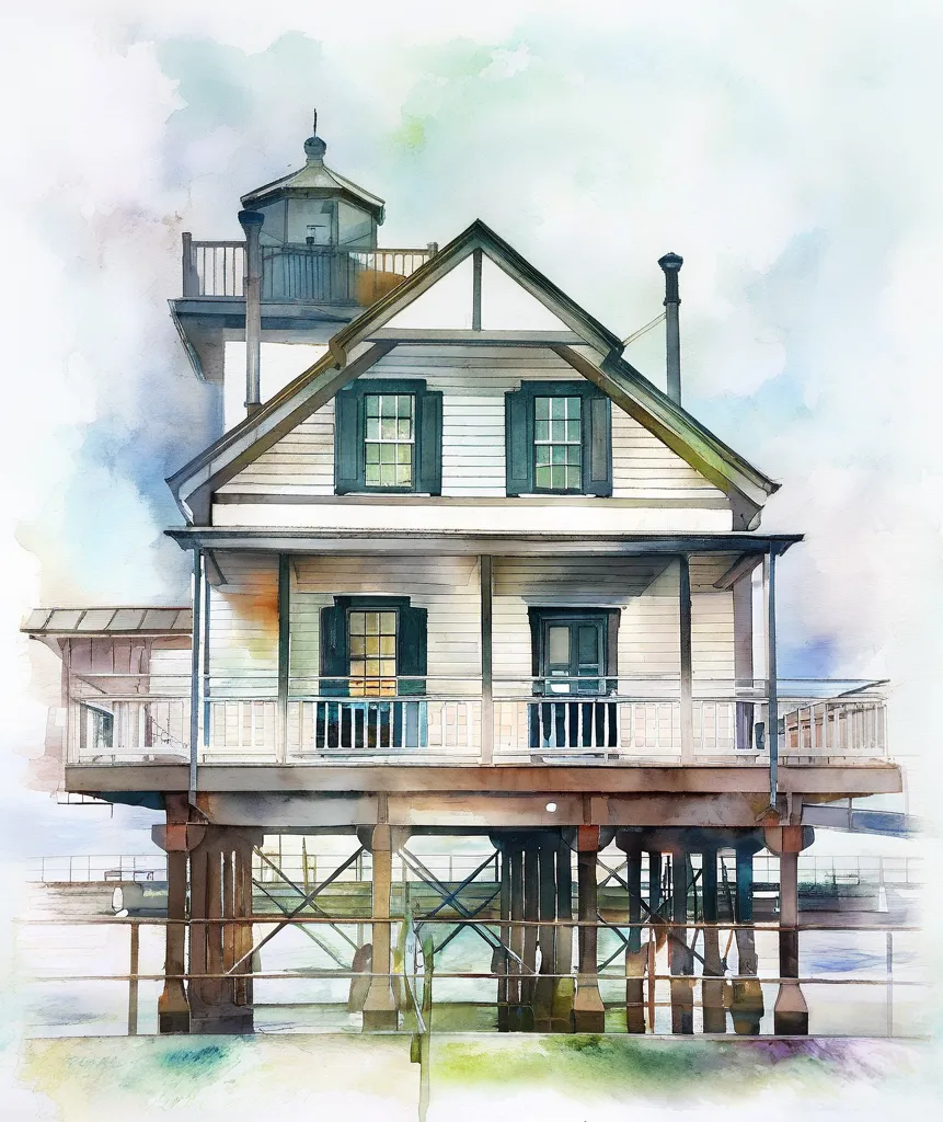 Lighthouse in the Harbor