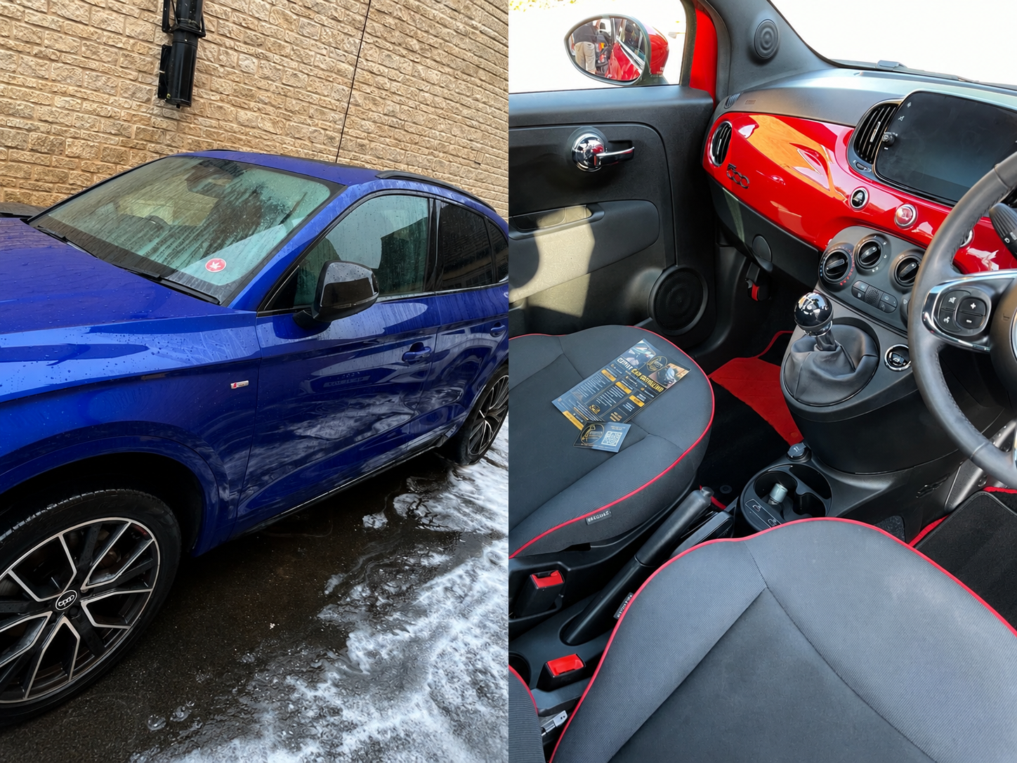 Interior and exterior - Best value complete vehicle clean, combining everything included in both the interior and exterior packages.