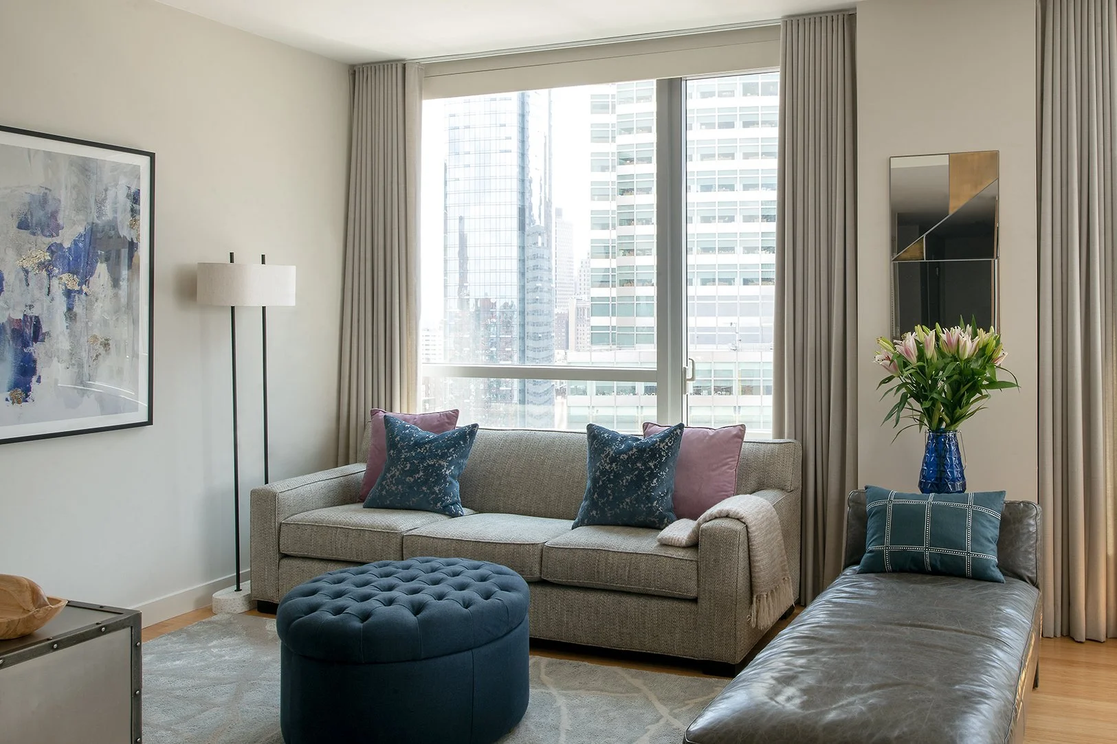Luxury interior design by HCO Interiors featuring bespoke residential interiors, custom furnishings, modern living spaces and full-service interior design in New Jersey and New York.
