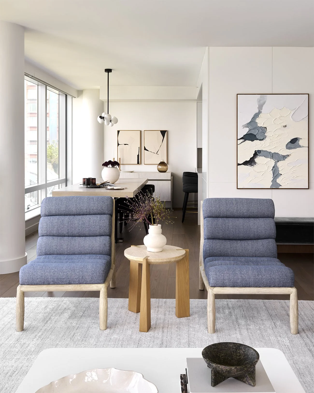 Luxury interior design by HCO Interiors featuring bespoke residential interiors, custom furnishings, modern living spaces and full-service interior design in New Jersey and New York.
