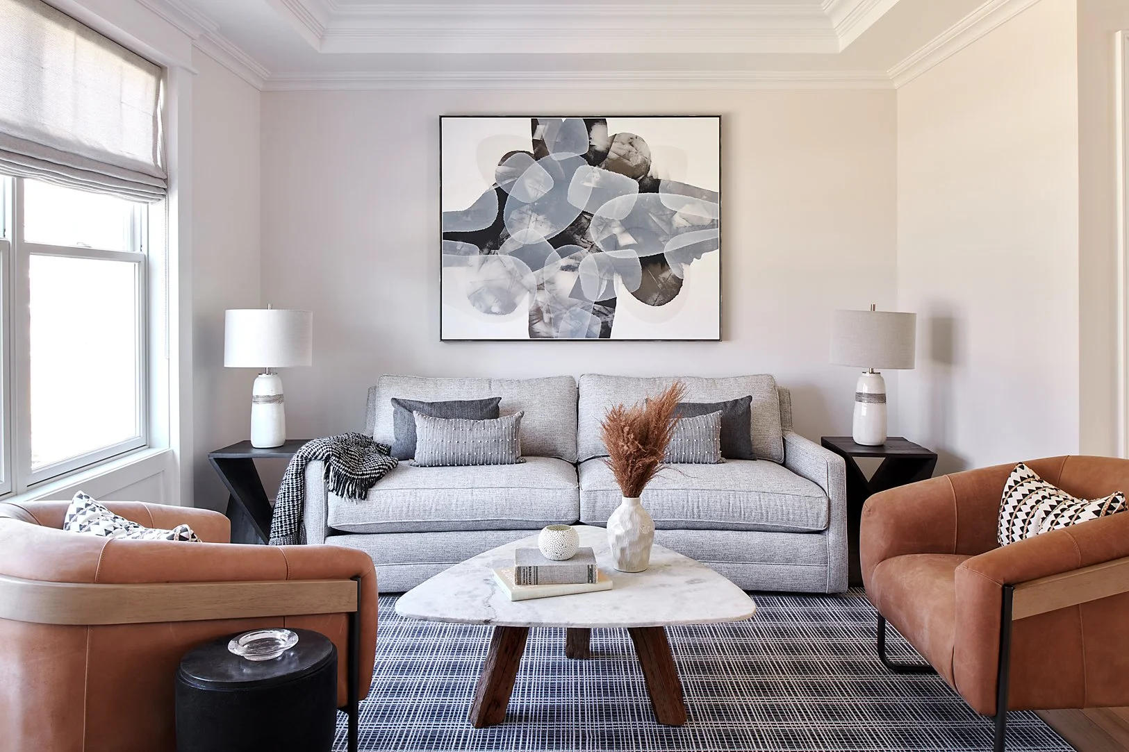 Luxury interior design by HCO Interiors featuring bespoke residential interiors, custom furnishings, modern living spaces and full-service interior design in New Jersey and New York.