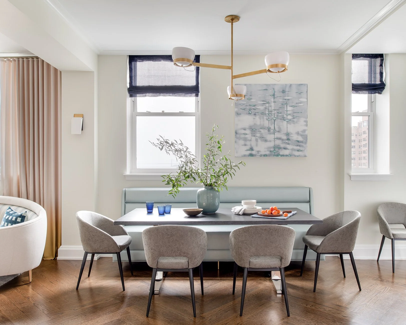 Luxury interior design by HCO Interiors featuring bespoke residential interiors, custom furnishings, modern living spaces and full-service interior design in New Jersey and New York.