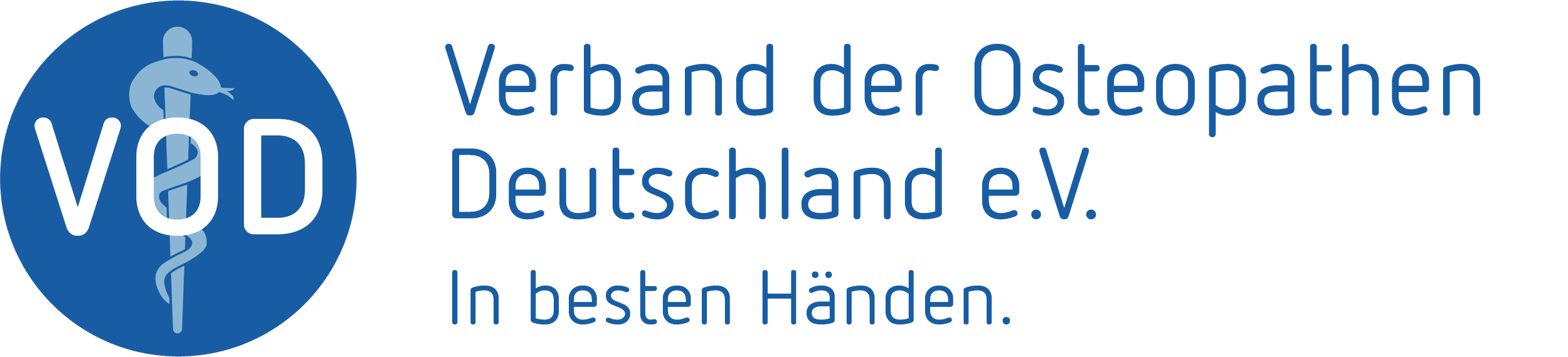 Logo des Verbands der Osteopathen Deutschland e. V. (VOD).