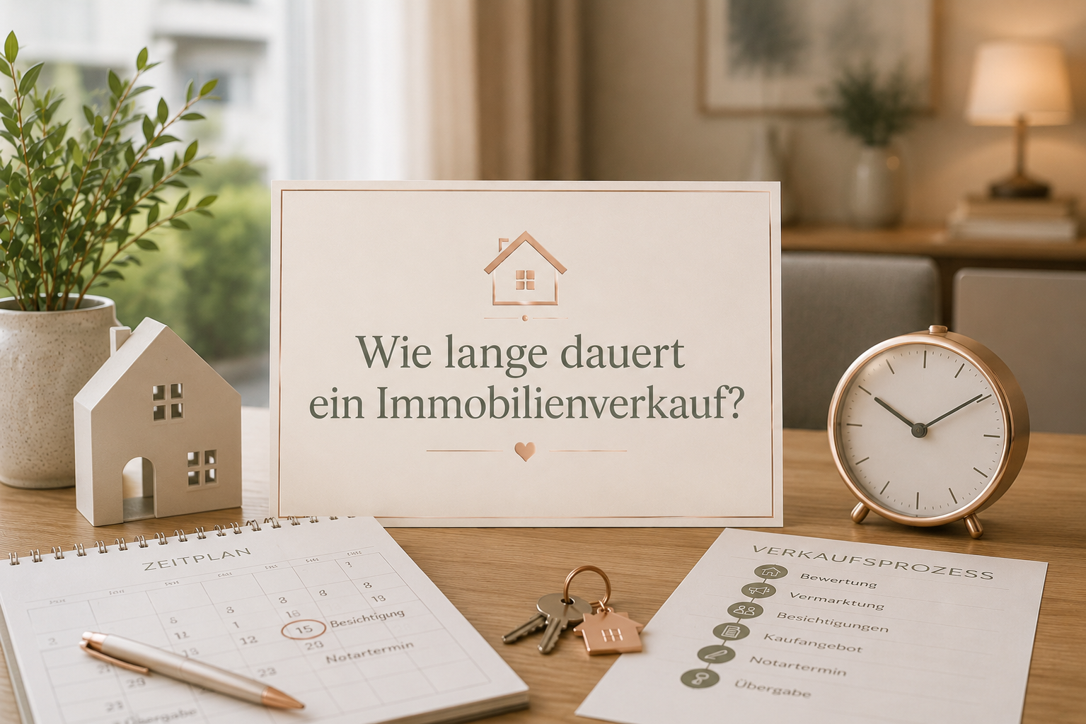 Wie lange dauert ein Immobilienverkauf üblicherweise?