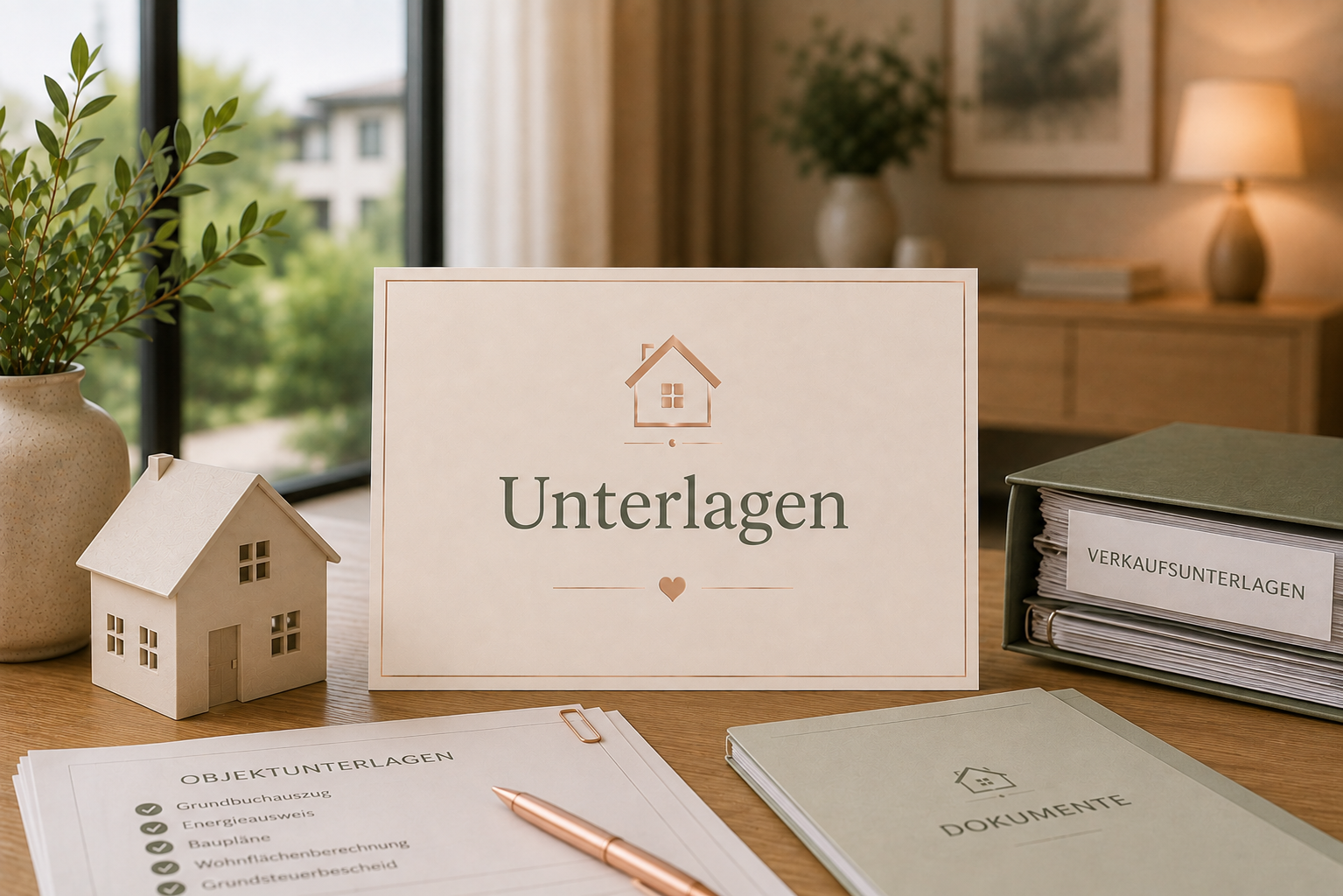 Welche Unterlagen werden für den Immobilienverkauf benötigt?