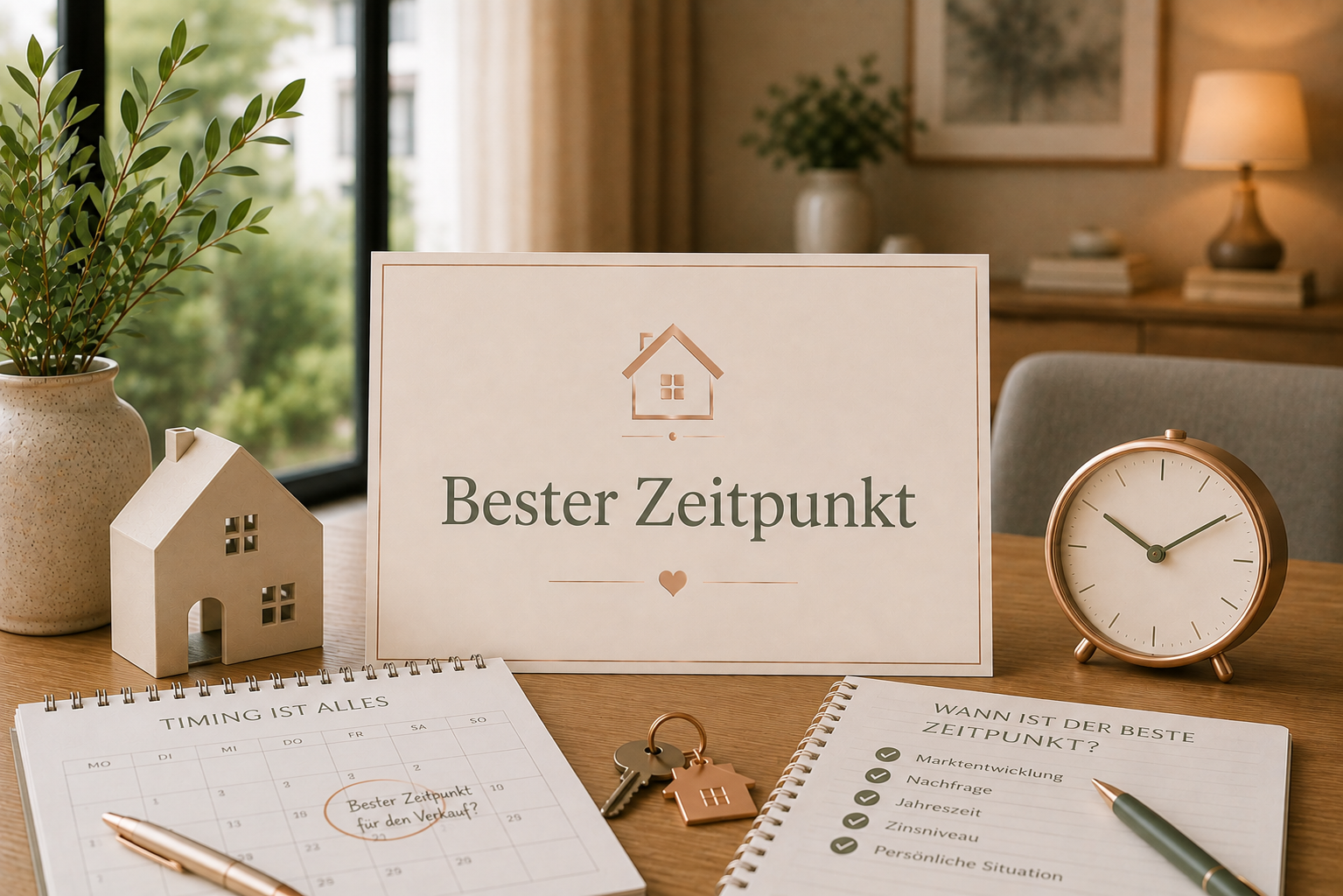 Gibt es den besten Zeitpunkt für den Immobilienverkauf?