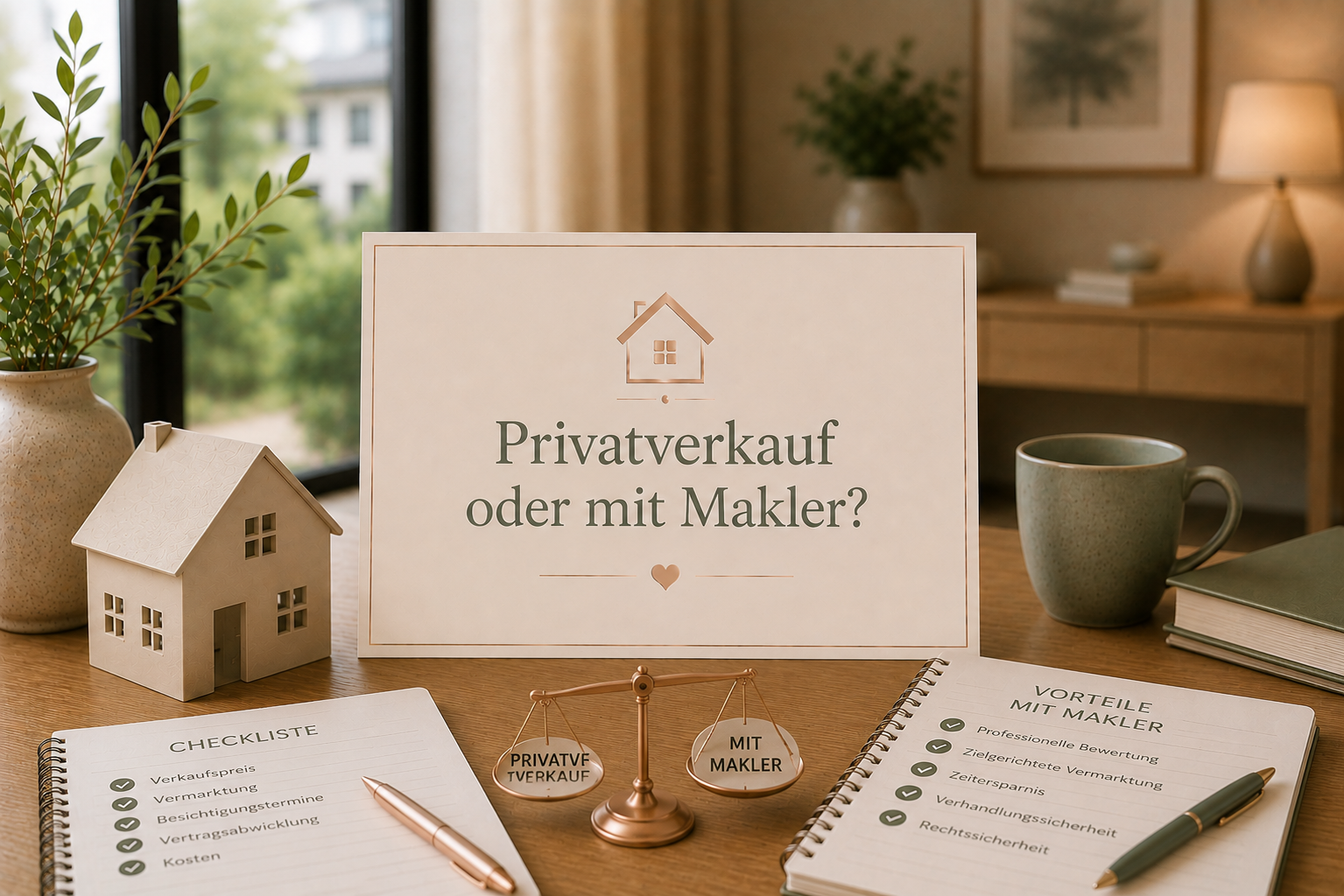 Privatverkauf oder mit Makler – was ist der Unterschied?