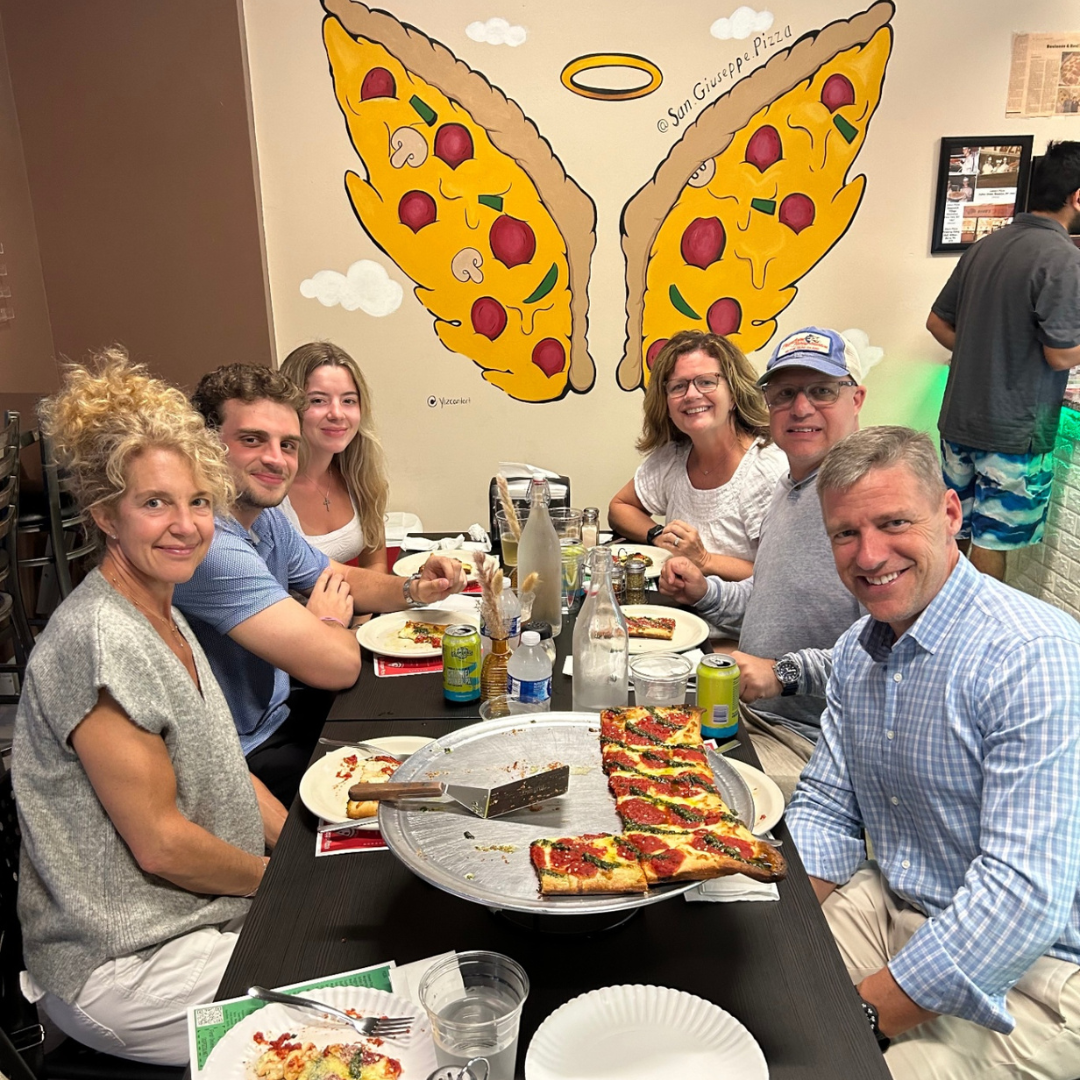Group having fun on the Naples Pizza Tour