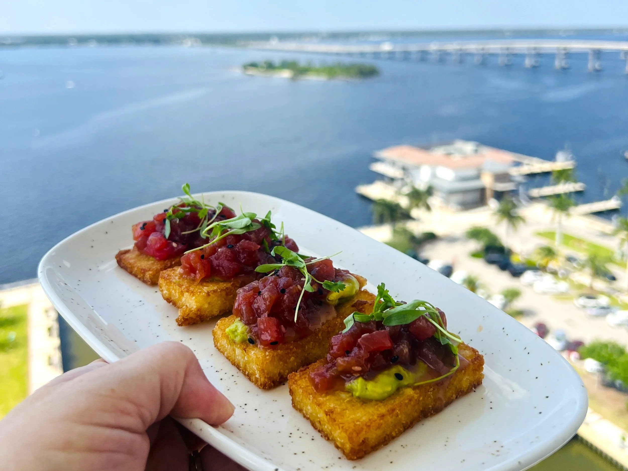 Signature dish served on the downtown Fort Myers food tour, Fork and Stroll
