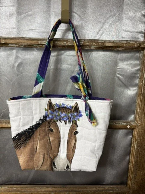 Horse and Flowers