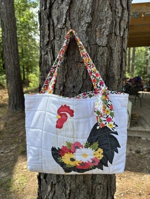 Chicken and Flowers