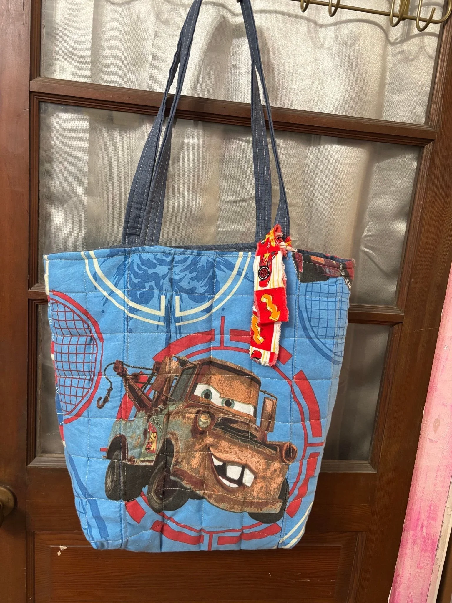 Quilted Tote Bag, Mater
