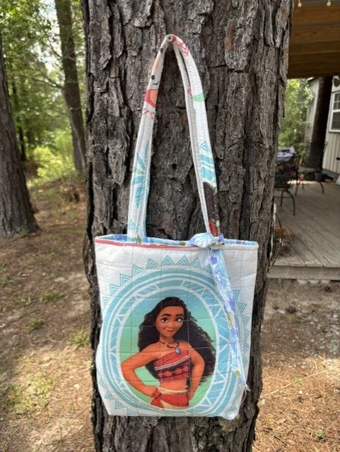 Moana and Friend tote bag