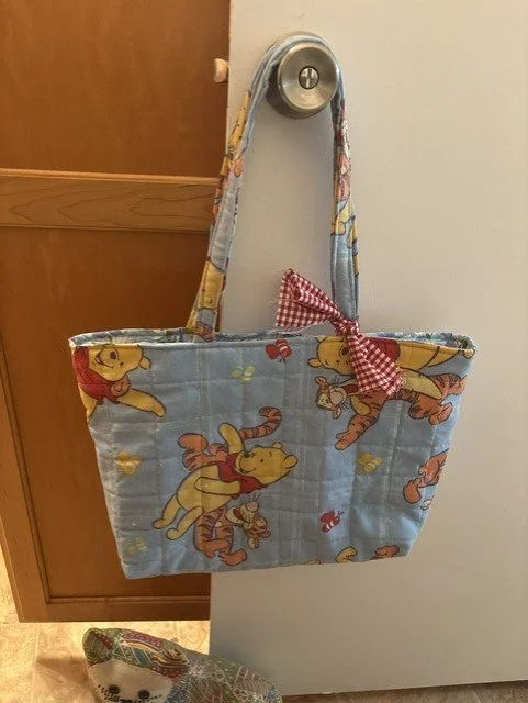 Quilted Tote Bag, Pooh